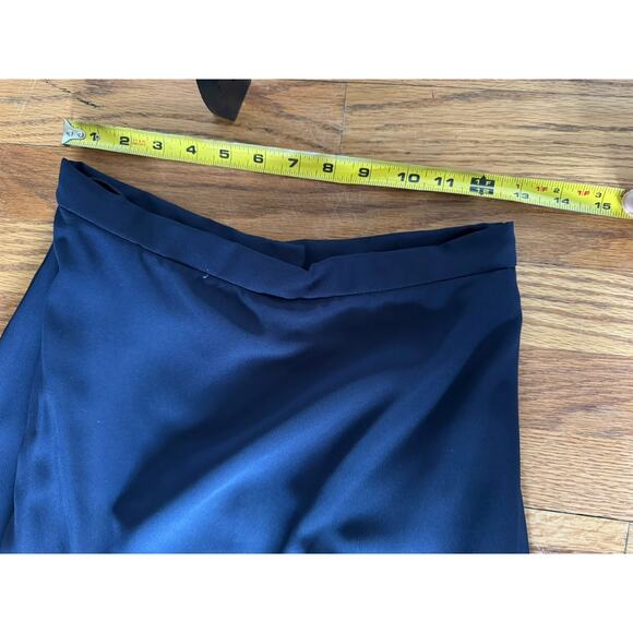 VTG Bill Levkoff Whimsigoth 2 Piece Set Skirt Cropped Top Navy Vamp Fairy Sz 6 - Picture 9 of 14